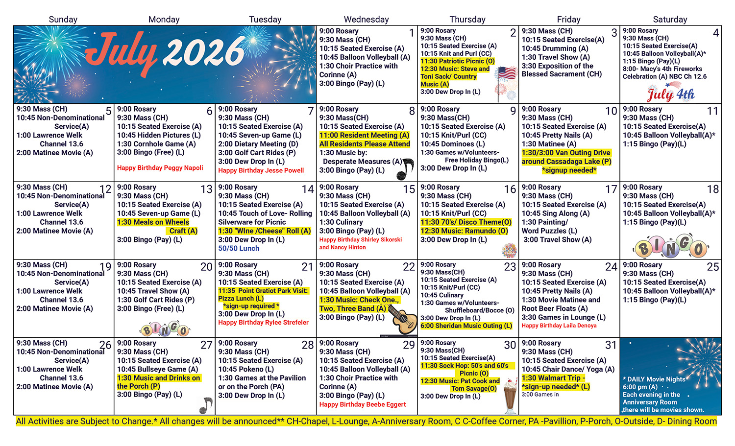 July 2026 web